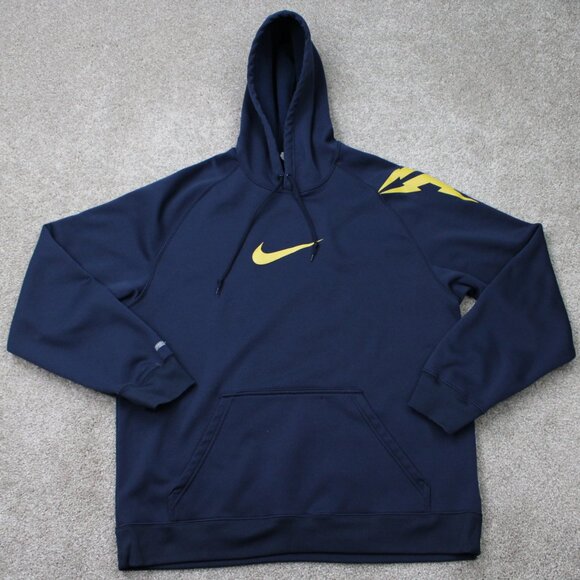Nike Kobe Hoodie Mens Large Blue Year of the Mamba Therma Fit Hooded Sweatshirt - Picture 1 of 14